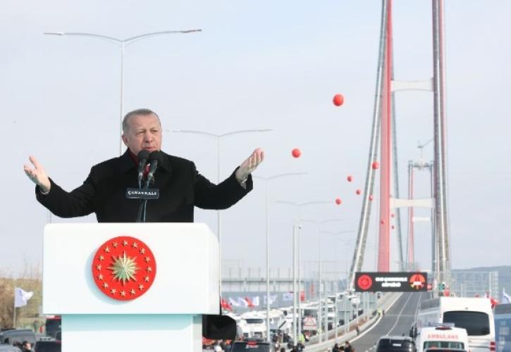 Τουρκία: Εγκαινιάστηκε η πρώτη γέφυρα στα Δαρδανέλλια