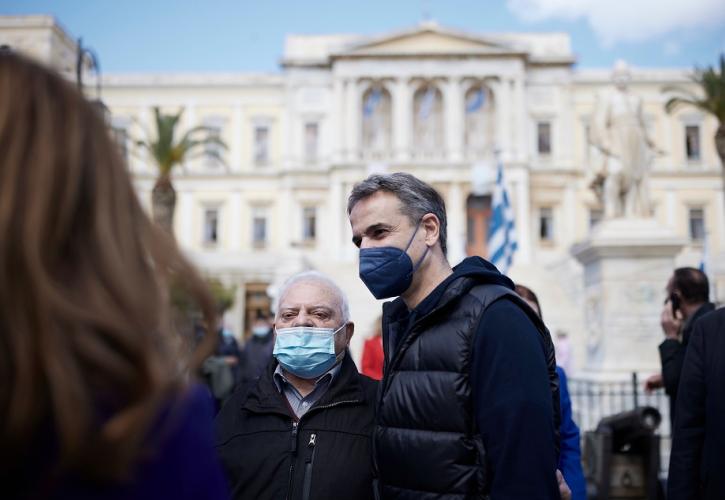 Μητσοτάκης για ανάπτυξη 2021: Μία καλή γραμμή άμυνας απέναντι στις δυσκολίες της ακρίβειας