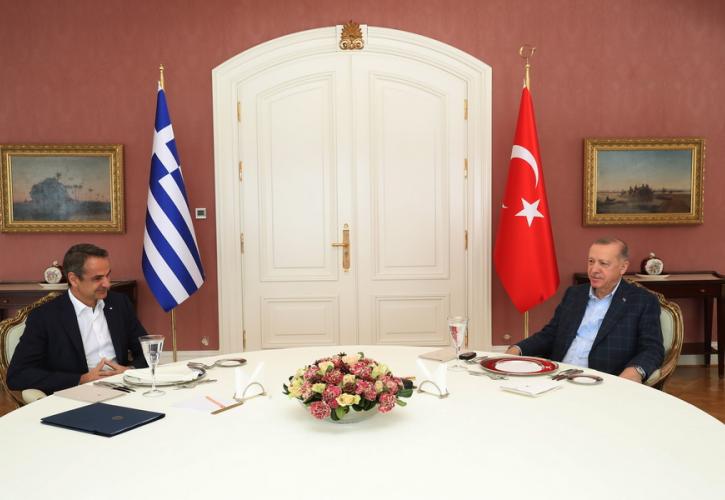 Μητσοτάκης και Ερντογάν συμφώνησαν να μειωθεί η ένταση στα ελληνοτουρκικά