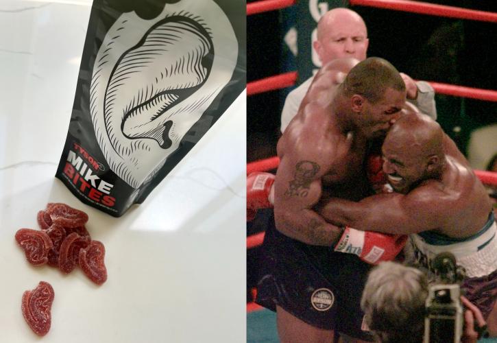 Ο Mike Tyson λανσάρει τσίχλες κάνναβης σε σχήμα δαγκωμένου αυτιού