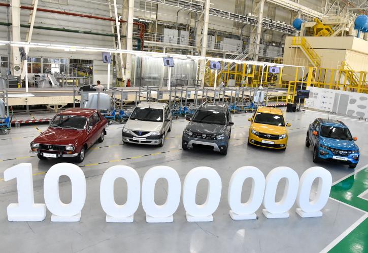 Dacia: Έφθασε σε παραγωγή τα 10 εκατ. αυτοκίνητα