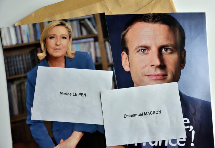 Γαλλικές εκλογές: Νικητής με 57% εμφανίζεται ο Εμανουέλ Μακρόν, σύμφωνα με δημοσκόπηση