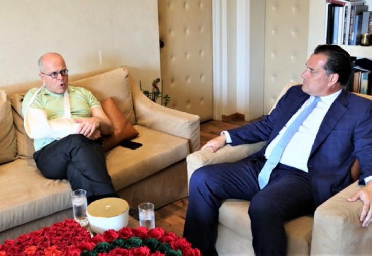 Συνάντηση Γεωργιάδη με τον πρέσβη του Ισραήλ στην Ελλάδα - Ενίσχυση των διμερών σχέσεων