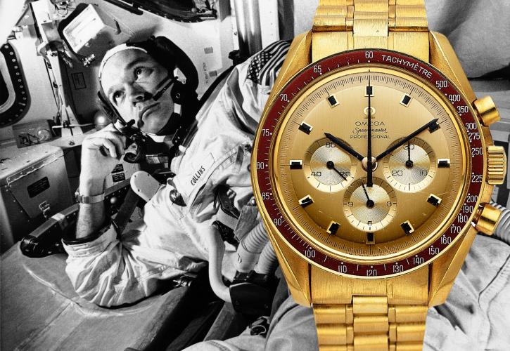 Στο σφυρί ένα από τα χρυσά Omega Speedmaster της πρώτης αποστολής στη Σελήνη