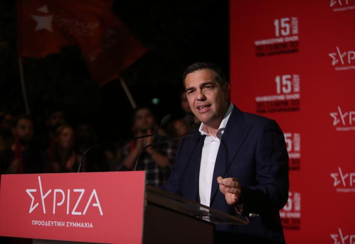 Ικανοποίηση Τσίπρα για την εσωκομματική εκλογή στον ΣΥΡΙΖΑ