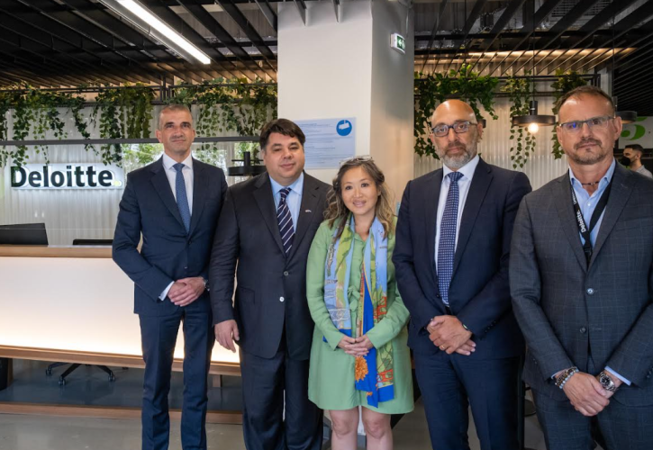 Στο κέντρο καινοτομίας της Deloitte στη Θεσσαλονίκη ο Τζόρτζ Τσούνης