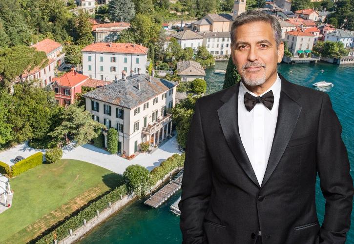 Μια ματιά στην έπαυλη των 7 εκατ. ευρώ του George Clooney στη λίμνη Κόμο