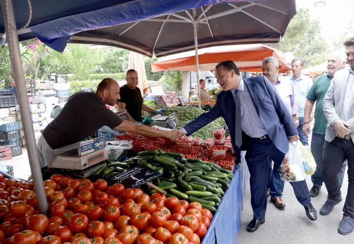 Γεωργιάδης: Στην Ελλάδα οι λαϊκές αγορές αποτελούν ανάχωμα στο κύμα ακρίβειας