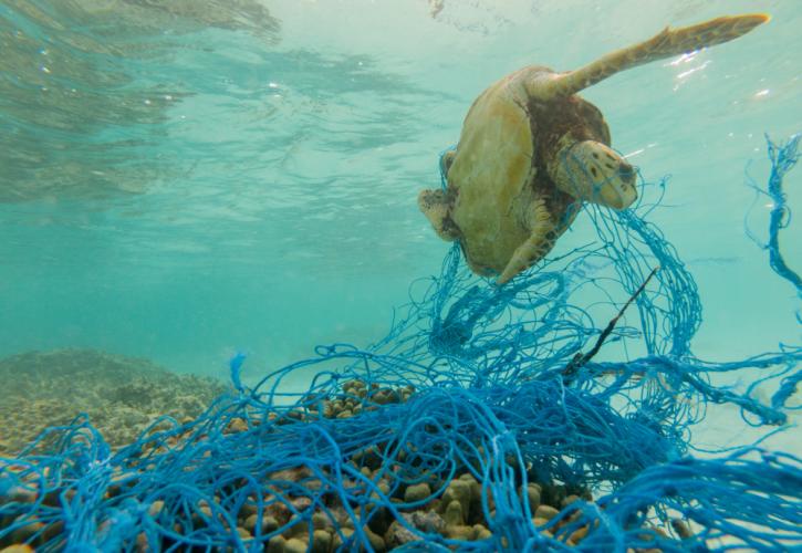 Σχεδόν 18,5 τόνοι δίχτυα «φαντάσματα» απομακρύνθηκαν από τον βυθό της Ιθάκης