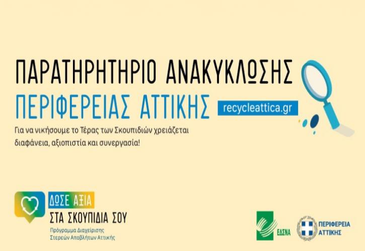 Περιφέρεια Αττικής: Παρουσίαση της ηλεκτρονικής πλατφόρμας recycle attica.gr – Ποιοι Δήμοι είναι οι «πρωταθλητές» στην ανακύκλωση