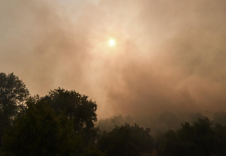 Θάσος: Ενισχύονται οι δυνάμεις στη φωτιά στη Σκάλα Ποταμιάς