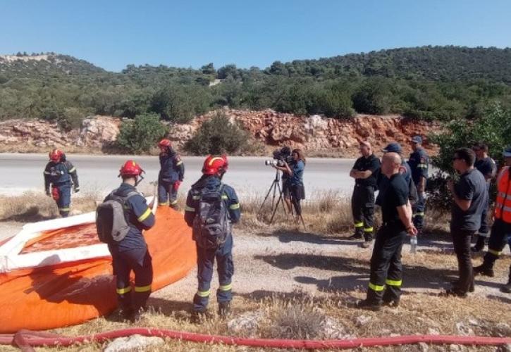 Στη μάχη για την αντιμετώπιση των δασικών πυρκαγιών ρίχνονται 200 Ευρωπαίοι πυροσβέστες