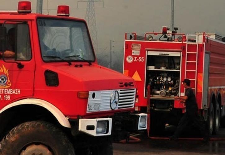 Θάσος: Σε επιφυλακή η πυροσβεστική για τυχόν αναζωπύρωση της φωτιάς ακόμα και μετά την καταιγίδα