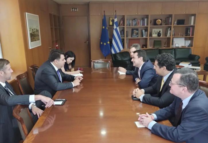 Σκρέκας σε Τσούνη: Οι πτυχές του εθνικού σχεδίου έκτακτης ανάγκης για το φυσικό αέριο