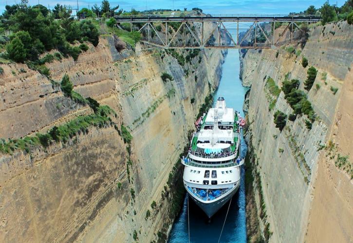 Διώρυγα της Κορίνθου: Αυξημένες οι διελεύσεις πλοίων τον πρώτο μήνα επαναλειτουργίας