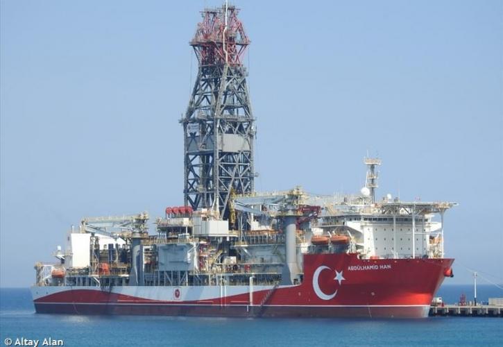 Τουρκία: Βγαίνει σήμερα στη Μεσόγειο το γεωτρύπανο «Αμπντούλ Xαμίτ Χαν»