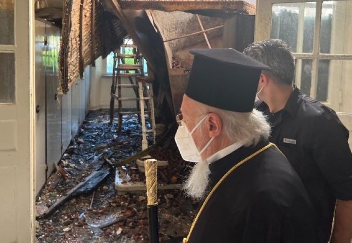 Ο Οικουμενικός Πατριάρχης κοντά στους τρόφιμους του Γηροκομείου Βαλουκλή