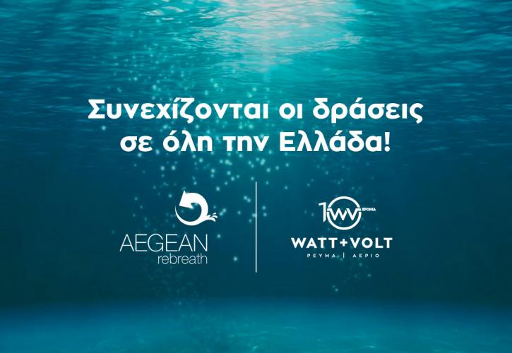 Συνεχίζονται οι δράσεις της Aegean Rebreath σε όλη την Ελλάδα με το van της WATT+VOLT
