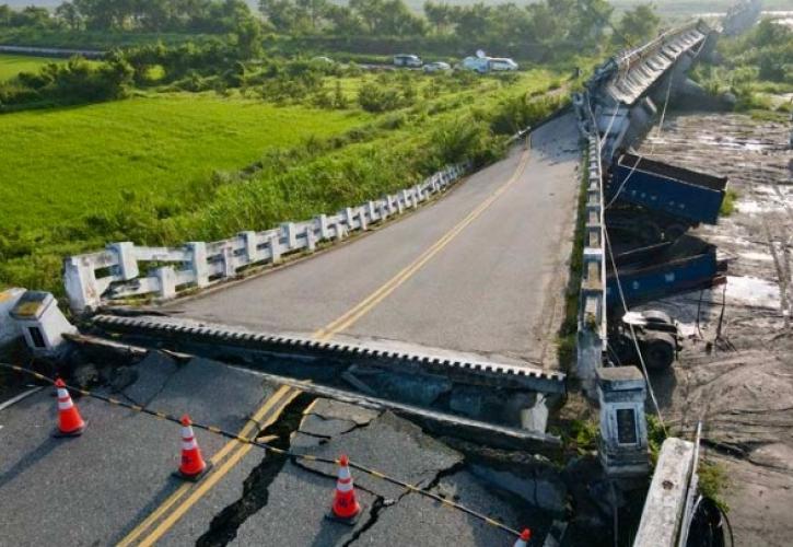 Νέος ισχυρός σεισμός 5,7 βαθμών στην Ταϊβάν