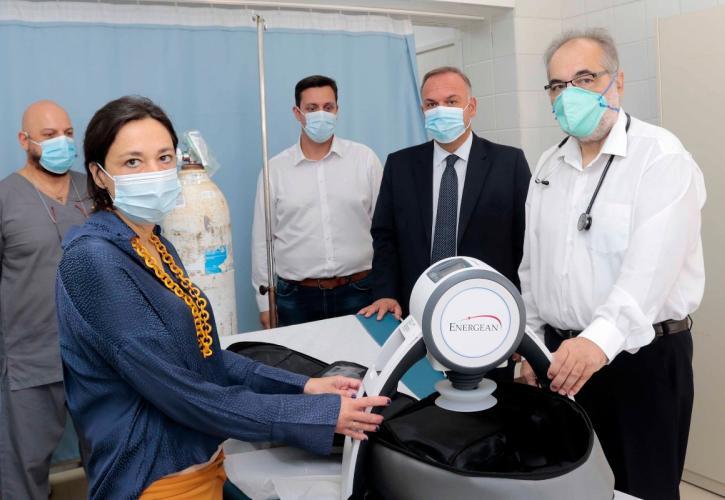 Η Energean δωρίζει Συσκευή Αυτόματων Θωρακικών Συμπιέσεων στο Κέντρο Υγείας Πρίνου
