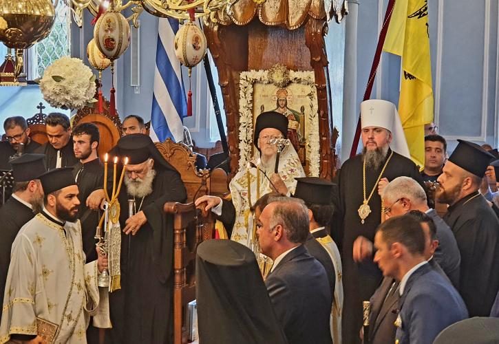 Θάσος: Μηνύματα ενότητας από τον Οικουμενικό Πατριάρχη, τον αρχιεπίσκοπο Αθηνών και τον μητροπολίτη Κιέβου