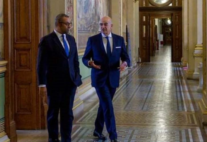 Δένδιας-Κλέβερλι: Κοινή δέσμευση για σταθερότητα και ασφάλεια στα Δ. Βαλκάνια και την Αν. Μεσόγειο