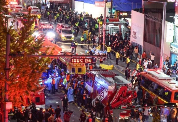 Νότια Κορέα: Ο υπουργός Εσωτερικών ζήτησε συγνώμη για την τραγωδία του Σαββάτου