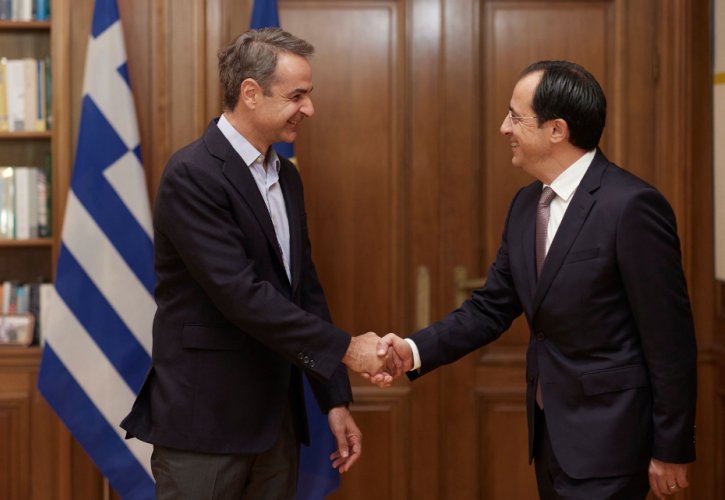 Το Κυπριακό στο επίκεντρο της συνάντησης του Μητσοτάκη με τον Νίκο Χριστουδουλίδη