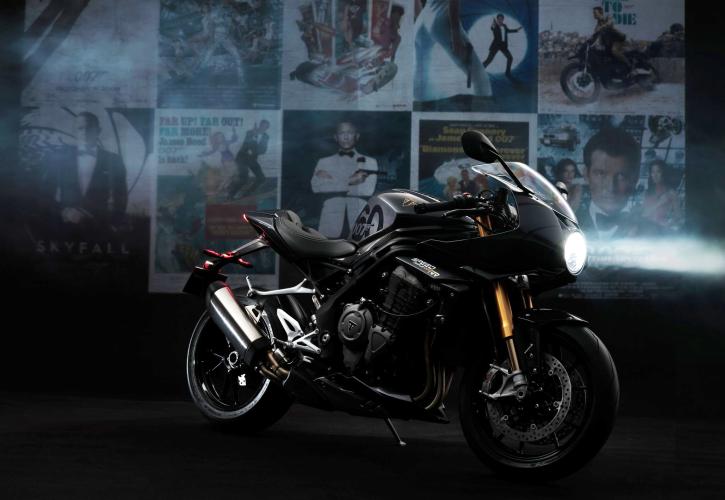 60 συλλεκτικές μοτοσικλέτες Triumph για τα 60 χρόνια Τζέιμς Μποντ