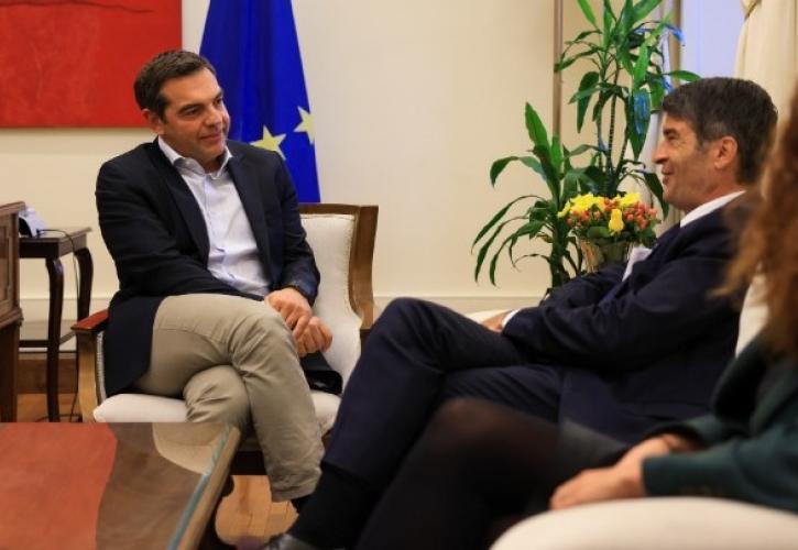 Συνάντηση Αλ. Τσίπρα με τον Γάλλο πρέσβη