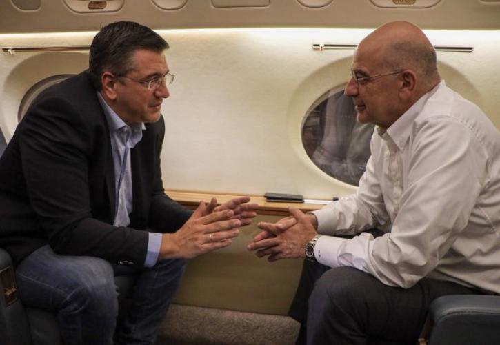 Ο Ν. Δένδιας μετέφερε τον Α. Τζιτζικώστα από την Σμύρνη με το κυβερνητικό αεροσκάφος