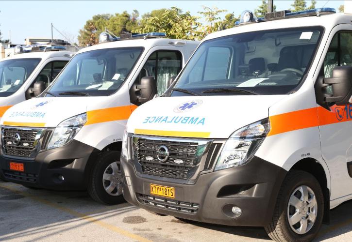 Δωρεά 5 ασθενοφόρων προς το ΕΚΑΒ από τον Διεθνή Οργανισμό Μετανάστευσης Ελλάδας