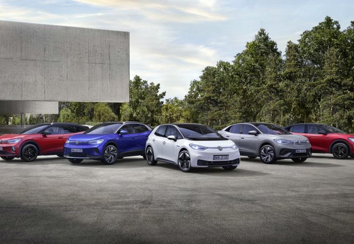 Volkswagen ID: Έφθασαν τις 500.000 οι παραδόσεις ηλεκτρικών αυτοκινήτων