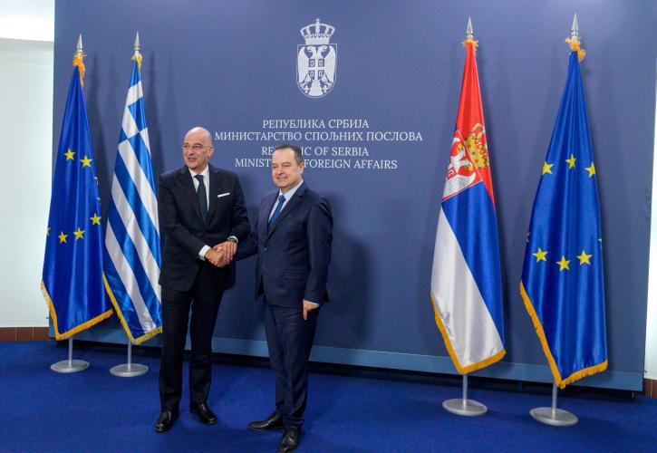 Δ. Βαλκάνια και Α. Μεσόγειος στο επίκεντρο της συνάντησης Ν. Δένδια με το Σέρβο ΥΠΕΞ
