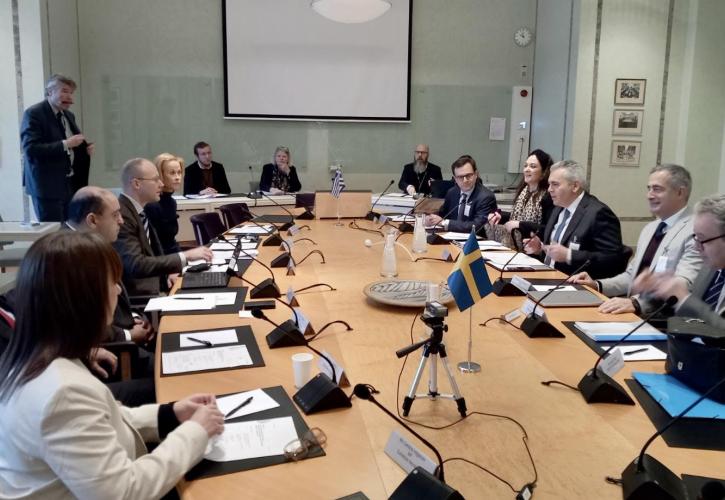 Χαρακόπουλος στη Βουλή της Σουηδίας: Κυρώσεις στην Τουρκία για την εργαλειοποίηση μεταναστών