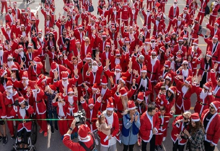 To 8o Santa Run έφερε τα Χριστούγεννα στο Ο.Α.Κ.Α «Σπύρος Λούης»!