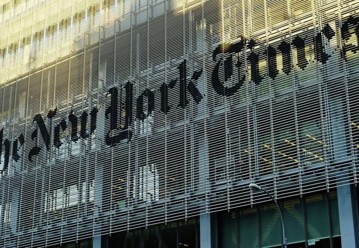 New York Times: Η μείωση των διαφημίσεων έφερε απώλειες 9% στα έσοδα του α' τρίμηνου