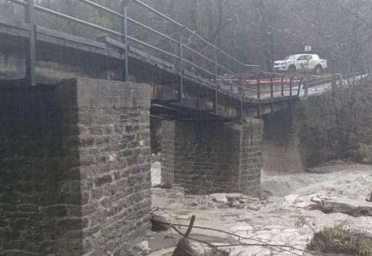 Κακοκαιρία Gaia: Προβλήματα από πτώσεις δένδρων στα Ιωάννινα-Ζημιές σε πεζογέφυρα στα Τζουμέρκα