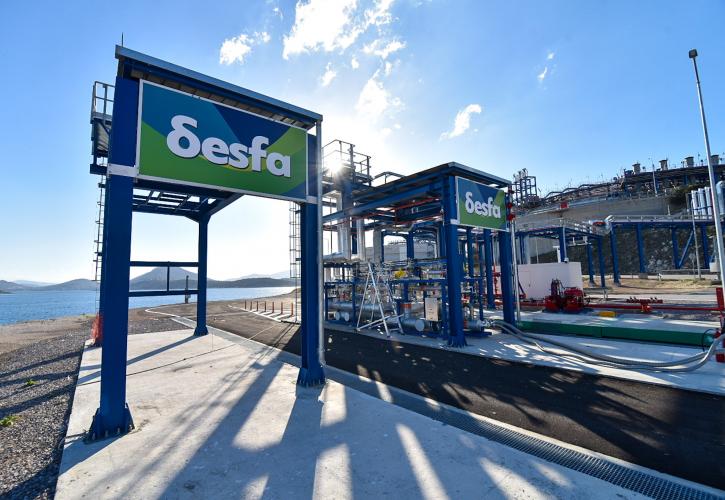 ΔΕΠΑ Εμπορίας-Blue Grid-Motor Oil: Επιτυχημένη η πρώτη δοκιμή καλής λειτουργίας στον Σταθμό LNG Truck Loading στη Ρεβυθούσα
