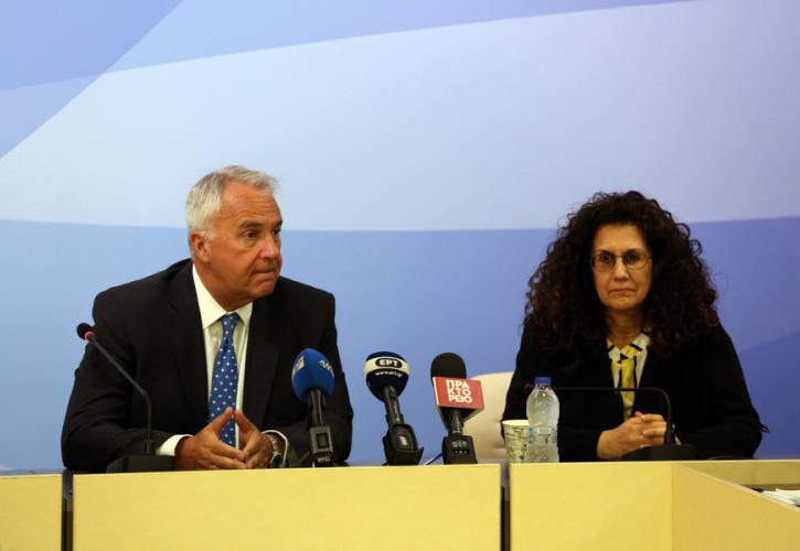 Τελετή παράδοσης - παραλαβής στο ΥΠΕΣ: «Προτεραιότητά μας η ομαλή διεξαγωγή της προεκλογικής περιόδου», λέει η Σπανού