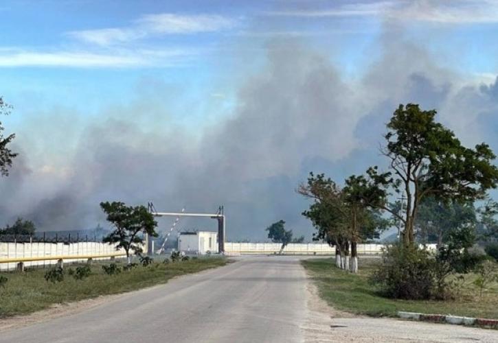 Ουκρανικό χτύπημα στη Σεβαστούπολη- Στις φλόγες δεξαμενές καυσίμων