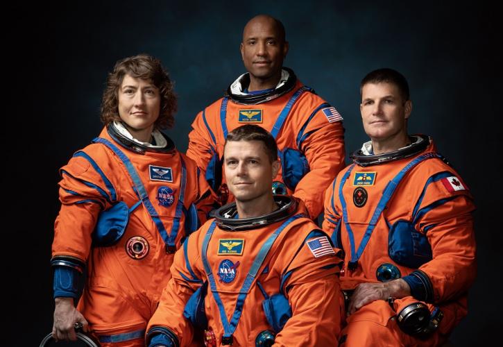 NASA: Οι αστροναύτες που θα ταξιδέψουν με το «Artemis II» γύρω από τη Σελήνη - Για πρώτη φορά γυναίκα στην αποστολή