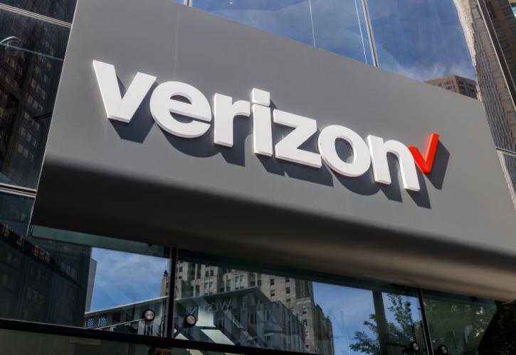 Verizon: Υψηλότερα από τις εκτιμήσεις τα έσοδα στο γ' τρίμηνο - Ράλι 5,5% για τη μετοχή