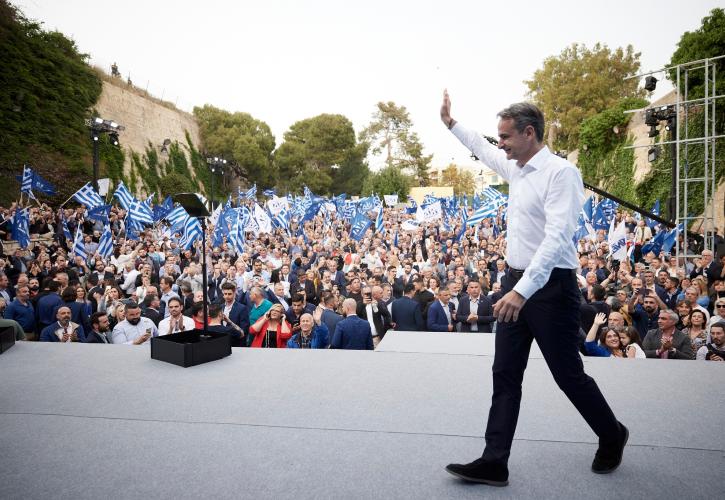 Μητσοτάκης από Ηράκλειο: «Ο τόπος απαιτεί σταθερότητα στις κατακτήσεις του»