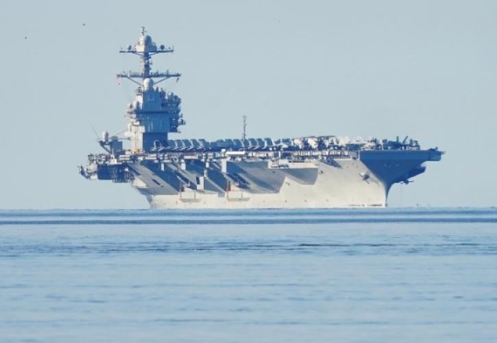 Στη Σούδα το Αμερικανικό αεροπλανοφόρο «USS Gerald Ford»