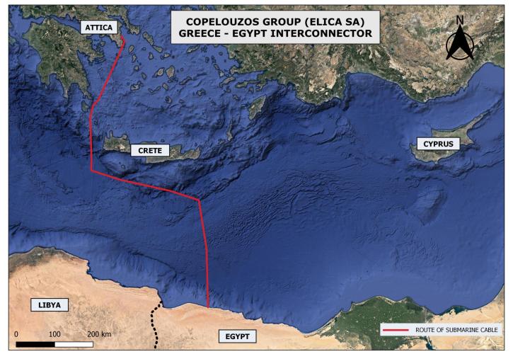 Όμιλος Κοπελούζου: Το 2030 η έναρξη ηλεκτρικής διασύνδεσης με την Αίγυπτο