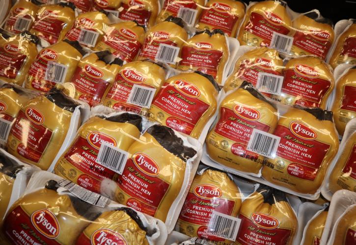 Tyson Foods: Ζημίες για το α' τρίμηνο «γκρεμίζουν» τη μετοχή