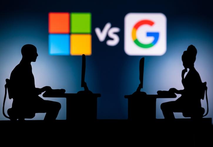 Microsoft και Google διασταυρώνουν τα ξίφη τους για την τεχνητή νοημοσύνη