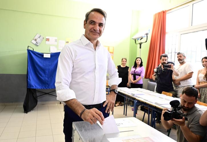 Μητσοτάκης: Ψηφίζουμε για να αποκτήσει ο τόπος μια σταθερή και αποτελεσματική κυβέρνηση με ορίζοντα 4ετίας
