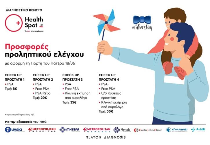 Διαγνωστικά Κέντρα Health Spot: Προσφορές εξετάσεων για έλεγχο προστάτη